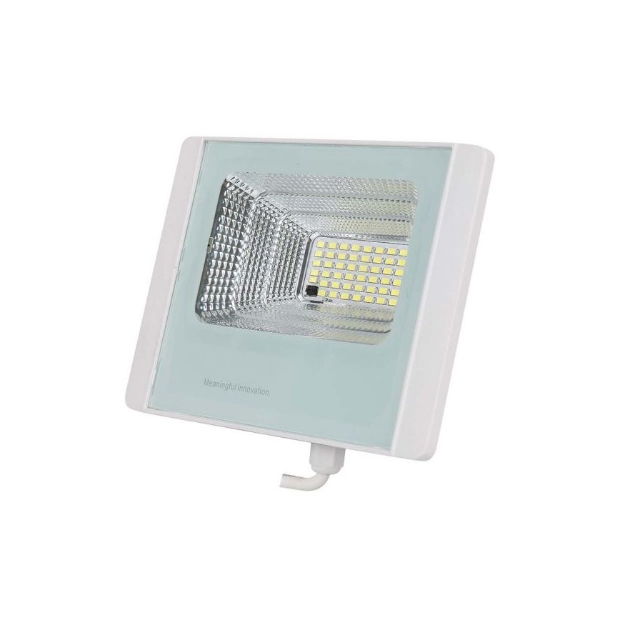 LED Proiettore solare da esterno LED/20W/3,2V IP65 4000K + telecomando