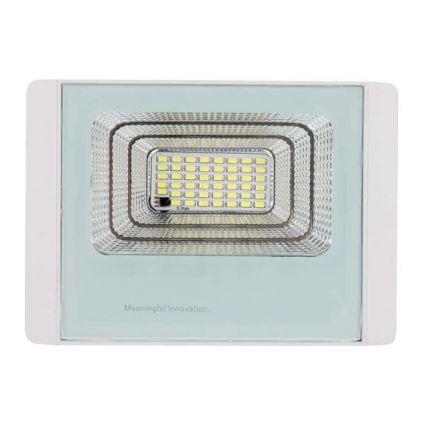 LED Proiettore solare da esterno LED/20W/3,2V IP65 4000K + telecomando