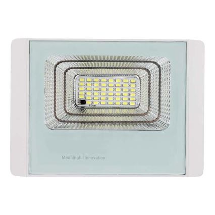 LED Proiettore solare da esterno LED/20W/3,2V IP65 6400K + telecomando