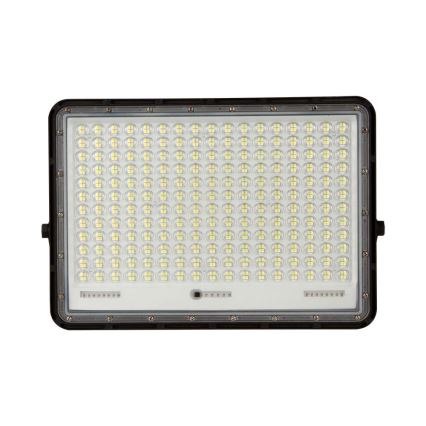 LED Proiettore solare da esterno LED/30W/3,2V 4000K nero IP65 + telecomando