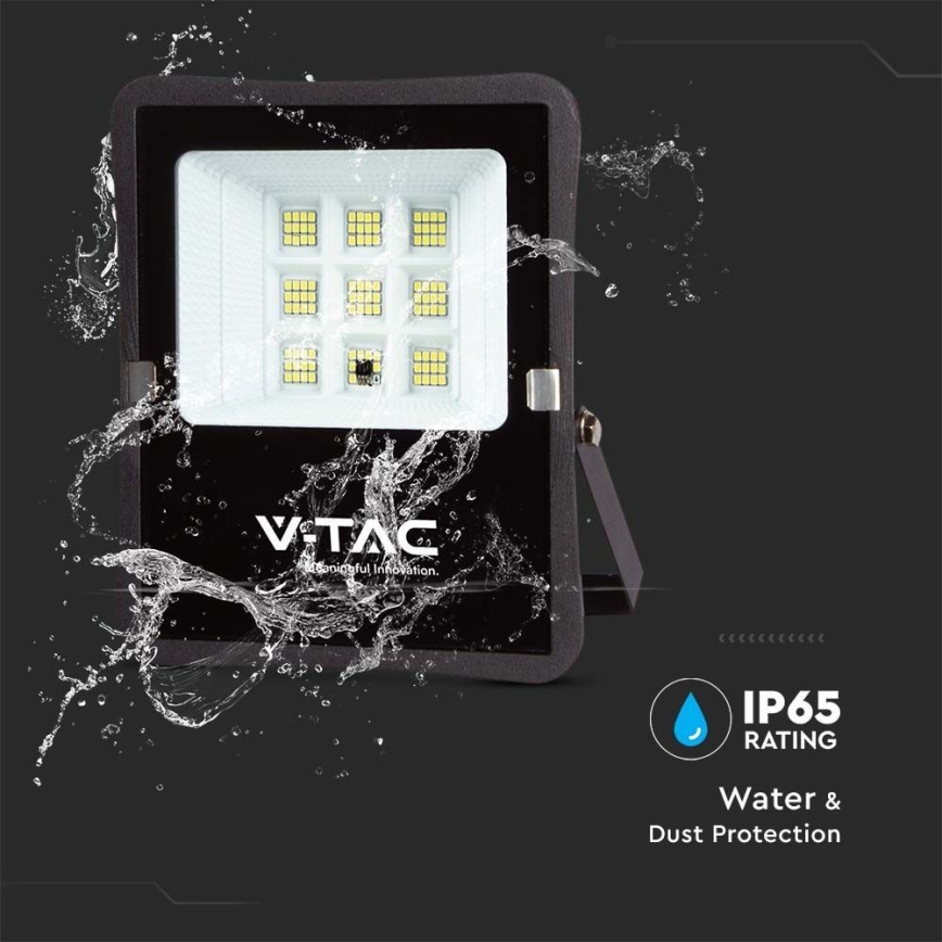 LED Proiettore solare da esterno LED/6W/3,2V 4000K IP65 5000 mAh + telecomando