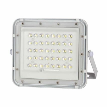 LED da esterno dimmerabile solare per riflettore LED/6W/3,2V IP65 4000K 5000 mAh bianco + telecomando