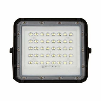 LED da esterno dimmerabile solare per riflettore LED/6W/3,2V IP65 4000K 5000 mAh nero + telecomando