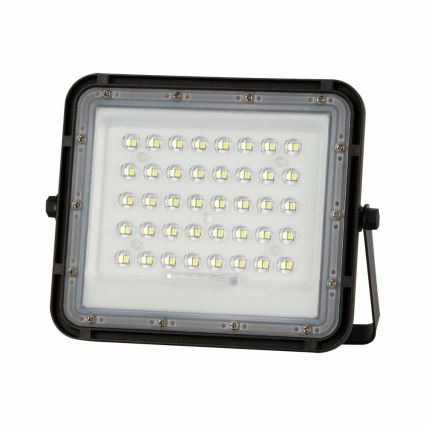 LED Proiettore solare dimmerabile per esterni LED/6W/3,2V IP65 6400K 5000 mAh nero + telecomando