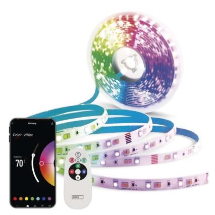 LED RGB+CCT Striscia dimmerabile GOSMART LED/21W/230V 5 m 2700-6500K IP44 Wi-Fi + telecomando