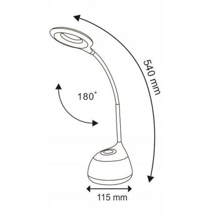 LED RGB Lampada da tavolo dimmerabile con funzione Touch GALACTIC LED/5W/230V