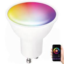 LED RGB Lampadina smart dimmerabile GU10/5W/230V 2700-6500K Wi-Fi Tuya