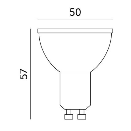 LED RGB Lampadina smart dimmerabile GU10/5W/230V 2700-6500K Wi-Fi Tuya