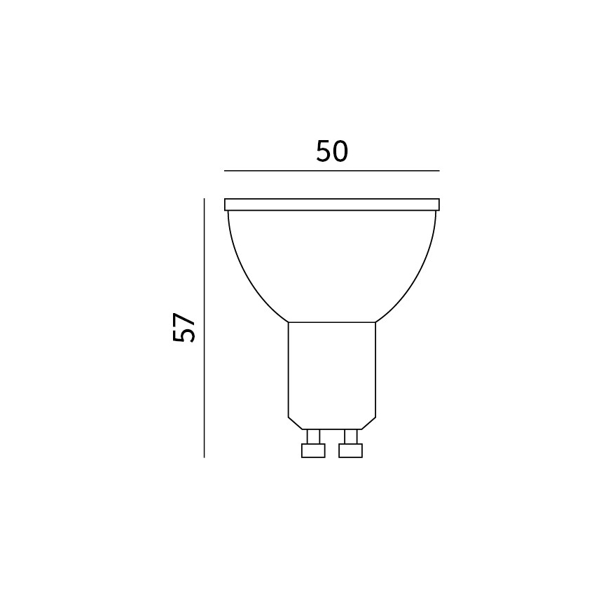 LED RGB Lampadina smart dimmerabile GU10/5W/230V 2700-6500K Wi-Fi Tuya