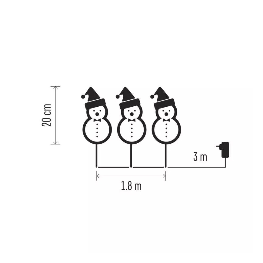 LED RGB Natale per esterni decorazione LED/5W/5/230V IP44