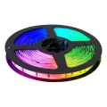 LED RGB Striscia dimmerabile LED/14W/230V 10 m + telecomando