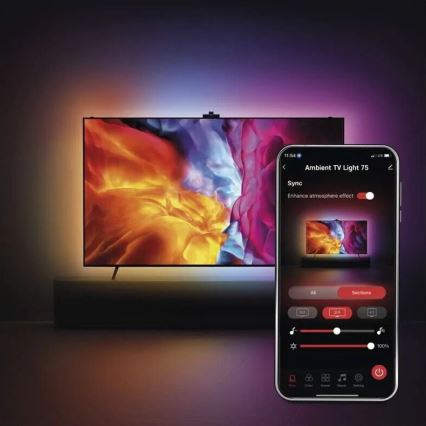 LED RGBIC Striscia per TV GoSmart LED/24W/230V 75“