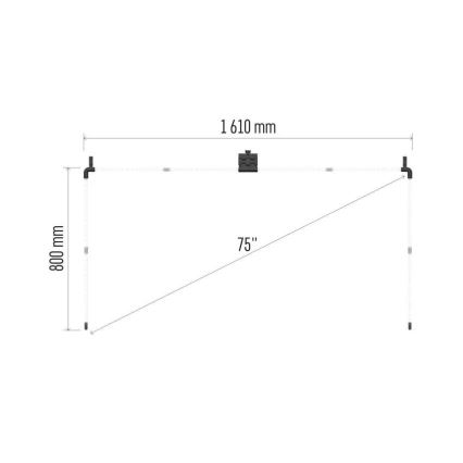 LED RGBIC Striscia per TV GoSmart LED/24W/230V 75“