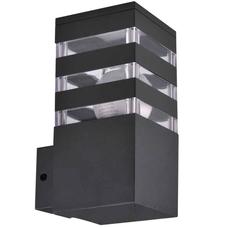 Applique LED RGBW dimmerabile da esterno TEKSAS 1xE27/9W/230V 2700-6500K Wi-Fi IP44 antracite