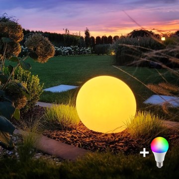 LED RGBW dimmerabile lampada da esterno GLOBO 1xE27/9W/230V 2700-6500K diam. 40 cm IP44 Wi-Fi