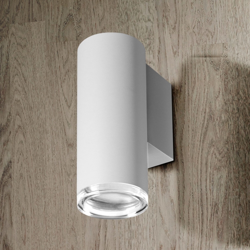 Applique da bagno LED RGBW dimmerabile TURYN 1xGU10/4,8W/230V 3000K IP44 bianco + telecomando