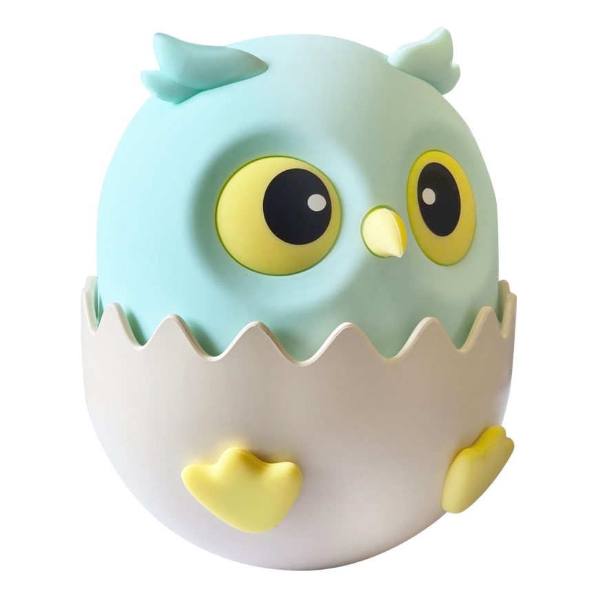 LED RGBW Dimmerabile per bambini touch lampada OWL LED/1W/5V USB 1200 mAh gufo blu