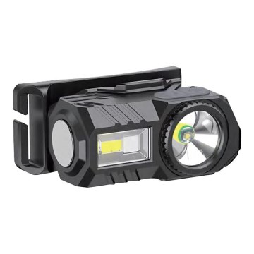 LED RGBW Dimmerabile rechargeable headlamp USB LED/3W/5V IP43 190 lm 24 h