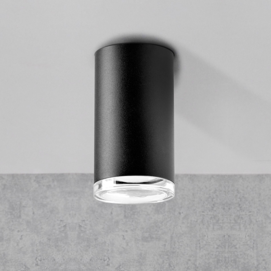 Faretto da bagno LED RGBW dimmerabile TURYN 1xGU10/4,8W/230V 3000K IP44 nero + telecomando