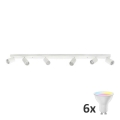 LED RGBW Faretto dimmerabile ANGIE 6xGU10/6,5W/230V 2700-6500K bianco