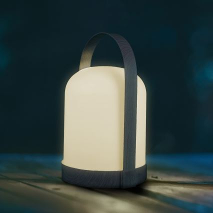 LED RGBW Lampada da tavolo decorativa MINORKA LED/0,3W/4,5V 3xAA