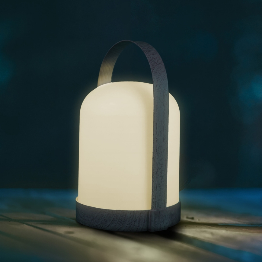 LED RGBW Lampada da tavolo decorativa MINORKA LED/0,3W/4,5V 3xAA