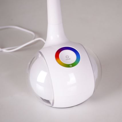 LED RGBW Lampada da tavolo touch dimmerabile COSMOS LED/6,5W/230V bianco