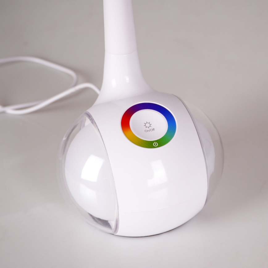 LED RGBW Lampada da tavolo touch dimmerabile COSMOS LED/6,5W/230V bianco