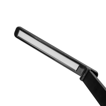 LED RGBW Lampada da tavolo touch dimmerabile con ricarica wireless, LCD display e Porta USB MAGNUS LED/6W/5V 3000-6500K nero