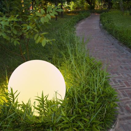 LED RGBW Lampada solare BALL LED/1,2V diametro 40 cm IP65 + telecomando