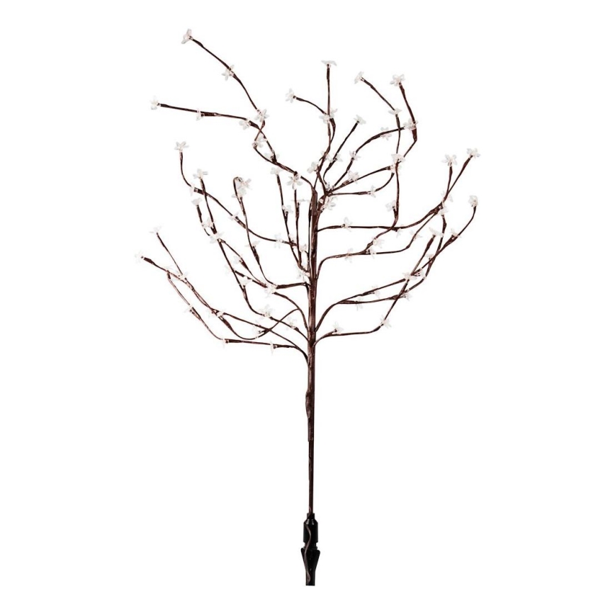LED RGBW Lampada solare TREE LED/0,1W/1,2V 600 mAh IP44 marrone