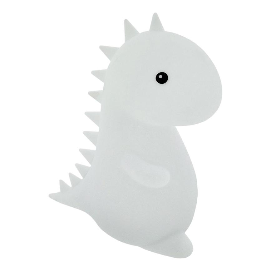 LED RGBW Lampada touch per bambini LED/1W/5V USB 1200 mAh dinosauro