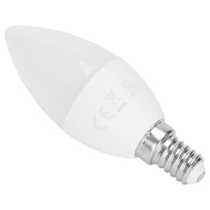 Lampadina LED RGBW C37 E14/4,8W/230V 3000K + con telecomando - Aigostar