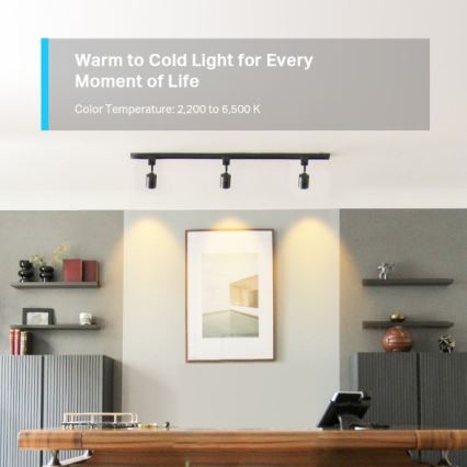 LED RGBW lampadina dimmerabile GU10/3,7W/230V 2200-6500K Wi-Fi - TP-Link