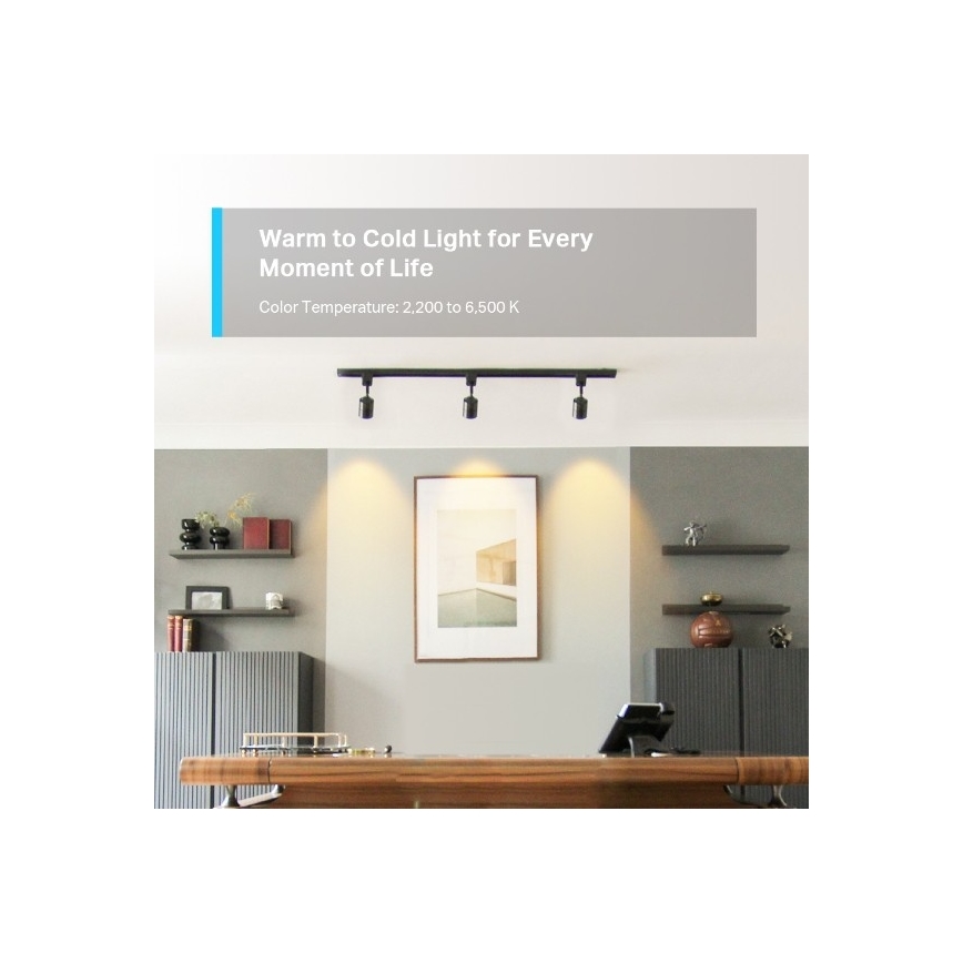 LED RGBW lampadina dimmerabile GU10/3,7W/230V 2200-6500K Wi-Fi - TP-Link