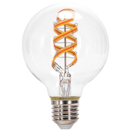 Lampadina LED RGBW dimmerabile FILAMENT MESH Smart G80 E27/4,9W/230V 2700K - Aigostar