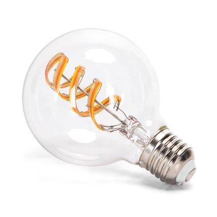 Lampadina LED RGBW dimmerabile FILAMENT MESH Smart G80 E27/4,9W/230V 2700K - Aigostar