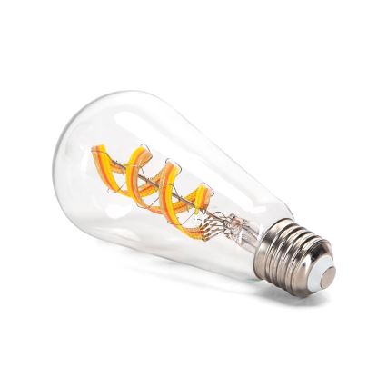 LED RGBW Lampadina FILAMENT ST64 E27/4,9W/230V 2700-6500K - Aigostar