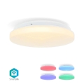 LED RGBW Plafoniera dimmerabile da bagno SmartLife LED/18W/230V 2700-6500K IP44 Wi-Fi Tuya