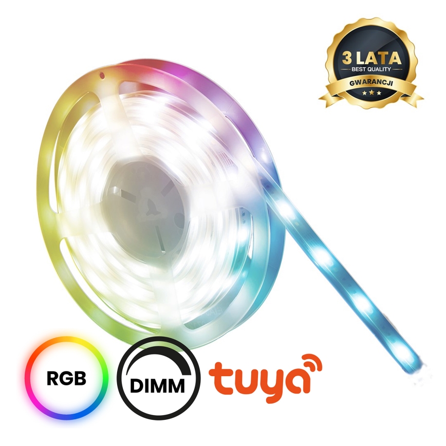 LED RGBW Striscia bagno dimmerabile LED/7,5W/12V IP65 3m Wi-Fi Tuya