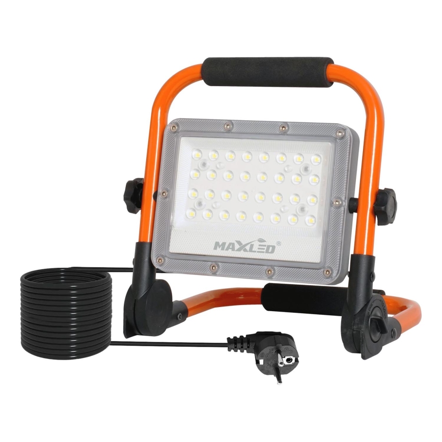 LED Riflettore con il supporto LED/50W/230V 5000K IP65 arancione