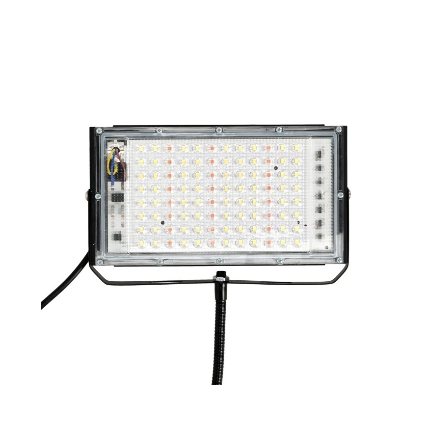 LED Riflettore con il supporto per la coltivazione di piante FIRON LED/45W/230V IP54 nero