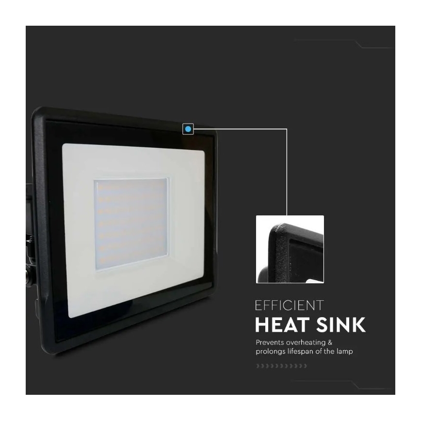 LED Riflettore SAMSUNG CHIP LED/50W/230V IP65 3000K