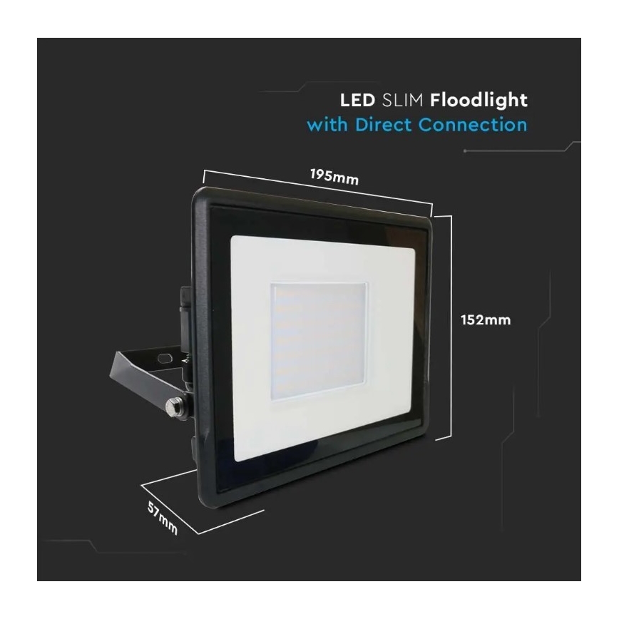 LED Riflettore SAMSUNG CHIP LED/50W/230V IP65 3000K