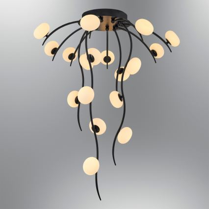 LED Soffitto GELA 18xLED/3W/230V 3000K nero