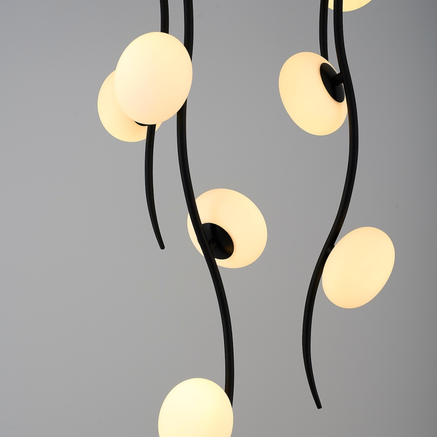 LED Soffitto GELA 18xLED/3W/230V 3000K nero