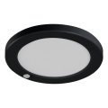 LED Soffitto/lampada da incasso con sensore di movimento 2in1 ERGA LED/17W/230V 3000/4000/6500K nero