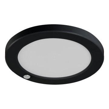 LED Soffitto/lampada da incasso con sensore di movimento 2in1 ERGA LED/17W/230V 3000/4000/6500K nero