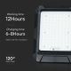 LED Solar per riflettore LED/10W/3,7V IP65 4000K nero + telecomando