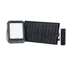 LED Solar per riflettore LED/15W/3,7V IP65 4000K nero + telecomando